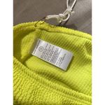 Good American  Always Fits Bandeau Swim Top Sz 1/2 S-M Electric Yellow NWT Photo 4