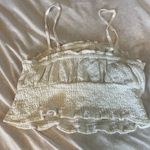 Sim & Sam  white cropped tank top  Photo 3