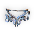 NWT Schultz COURTNEY Metallic Gold Leather snake print peep shoes heels pumps 7B Size 7 Photo 8