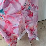 Nicole Miller New York Satin Floral Print Maxi Dress Photo 5