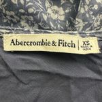 Abercrombie & Fitch  Wrap Mini Dress XS Blue Floral Chiffon Sheer 3/4 Sleeve Boho Photo 4