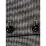 Mango MNG houndstooth brown A-line mini skirt Medium Photo 6