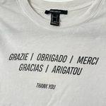 Forever 21  Thank You Tee - Size S Photo 1