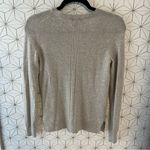 Saks 5th Avenue Saks Fifth Ave Gray V-Neck Cashmere Sweater Photo 5