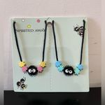 Her Universe Studio Ghibli Spirited Away Soot Sprite Candy Best Friend Necklace Set Photo 1