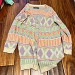 Women’s trendology pastel open from cardigan sweater. Size medium Photo 0