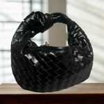 Mini Black Woven bag Photo 1