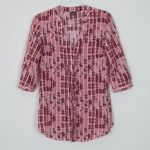 Patagonia Womens Sedum Organic Cotton Pullover Tunic Top Size 8 3/4 Sleeve Boho Photo 0