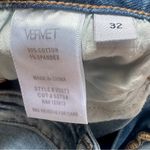 Vervet  High Rise 90s Vintage Flare Jean Split Hem Stretch Jeans Size 32 Photo 7