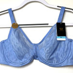 Wacoal 40C Elevated Allure Underwire Bra Lift Full Coverage Light Blue NWT Photo 0