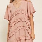 Entro Tiered Ruffle Mini Dress Photo 1