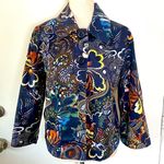 Chico's Chico’s Vibrant Retro Floral Jacket Photo 0