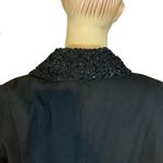 VINTAGE 1990'S CLIO BLACK BEADED & SEQUINS COCKTAIL BLAZER (12) Photo 6