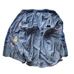 Vintage TWEETY WB Warner Brothers Jean button shirt Blue Size XXL Oversized Photo 7