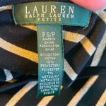 Ralph Lauren Lauren  black and gold stripe long sleeve shirt Photo 2