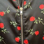 Motel Rocks  Rose Floral Black Bomber Jacket Pinup Retro Rockabilly Size Small S Photo 7