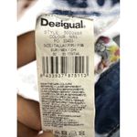 Desigual  Jeans Women's Puffy Cuff Hem Dark Wash Floral Size 30‎ Photo 6