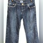 Elite Jeans Women's Denim Junior Size 5/6 Midi Stretch Medium Wash Y2K Wrinkled Photo 0