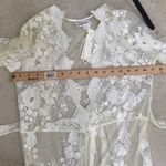 Arnhem Lace Bohemian Maple Maxi Dress Kimono Duster White Festival Size 6 NWT Photo 11