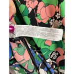 ZARA  Sateen‎ Double Tie Front 3/4 Sleeve Floral Bodysuit Size Medium Photo 7