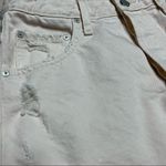 Boyish by Her Corey Distressed Denim Skirt in Rosemary’s Baby Cream Color 26 Size undefined Photo 3