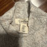 Jessica Simpson  Light Gray Cable Knit Turtleneck Sweater Photo 1