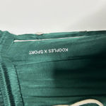 The Kooples Piped Side-Snap Drawstring Track Pants Green Photo 4