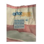 VTG 1980s Astor One Size 16 Women’s Pleated Pink Dress Pants & Striped Belt NWT Photo 7