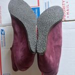 LK Bennett L.K. Bennett women's size 40 EU plum suede CHELSEA wedges 3" heels NEW w/out box Photo 7