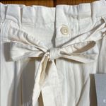 Everlane  Cream Trousers with Belt the paper bag organic cotton pants medium Photo 7