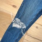 American Eagle  Outfitters Distressed High Rise Mom Jeans Size 00 Photo 4