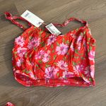 Love Shack Fancy SET NWT  CORBETT SKIRT AND FINELLI BRALETTE IN MAMBO RED Photo 6