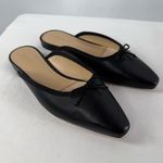 Veronica Beard  Catherine Leather Mule in Black Size 7 Photo 1