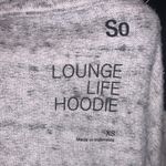 SO  grey comfy lounge life hoodie sweatshirt Photo 5