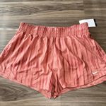 Nike Women's One Dri-FIT High-Waisted 3" Brief-Lined Shorts- Canyon Pink XL NWT Photo 4