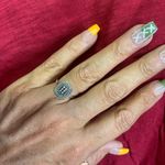 Elegant Sterling Silver 925 Oval Ring Photo 0