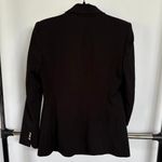 ZARA  Black Double Breasted Blazer Gold Button Academia Nautical Jacket Medium Photo 3