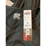 NWT 32 Degrees Cool Black V Neck Short Sleeve T Shirt Dress Midi Size Medium Photo 2