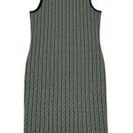 Misook Exclusively Green Printed Stretch Acrylic Sleeveless Bodycon Dress XS Photo 5