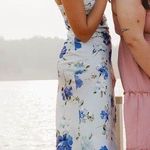 Anthropologie If By Sea Blue Maxi Dress Photo 0