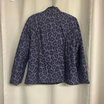 Chico’s Reversible nylon/poly jacket no tags size medium purple & black Photo 3