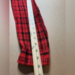 EXPRESS  Red Checkered Long Sleeve Dress size S Photo 10