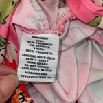 19 Cooper Bodycon Ruched Puff Sleeve Pink Floral Mini Dress. Size Small NWT Photo 5