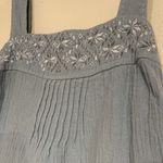 WRAP LONDON BLUE LINEN BLEND BLOUSE 4 Photo 1