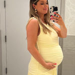 Lulus Tamber Light Yellow Jersey Knit Drop Waist Midi Dress Photo 1