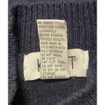 Vintage Women’s Koret‎ Argyle Sweater Floral Navy Pink Medium Blue Photo 5