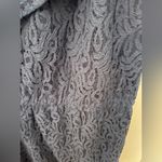 Jessica Simpson  Norah navy blue lace cold shoulder romper. Size L. Photo 4