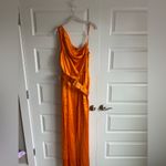 NICHOLAS Vera Silk Jumpsuit in Wallflower Orange Photo 1