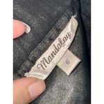 NWT Mandalay Black Silk Silver Beaded Short Midi Evening Gown Dress Women Size 6 Photo 10