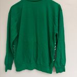 Vintage 90’s Festive Green Holiday Sweater with Santa and Snowman village size M Size M Photo 7